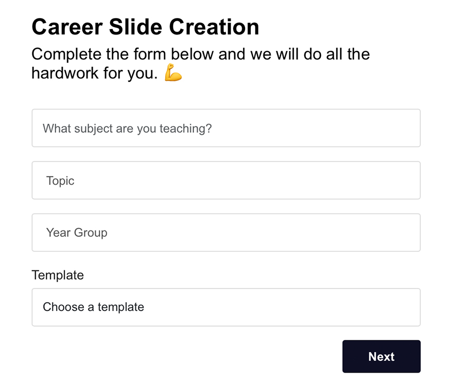 Create, customise, present.